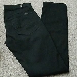 Like Brand New Rare Soft Black Denim 7 Jeans